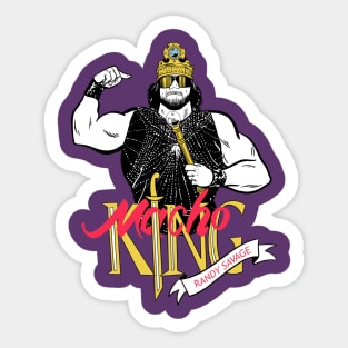 the king of macho Sticker